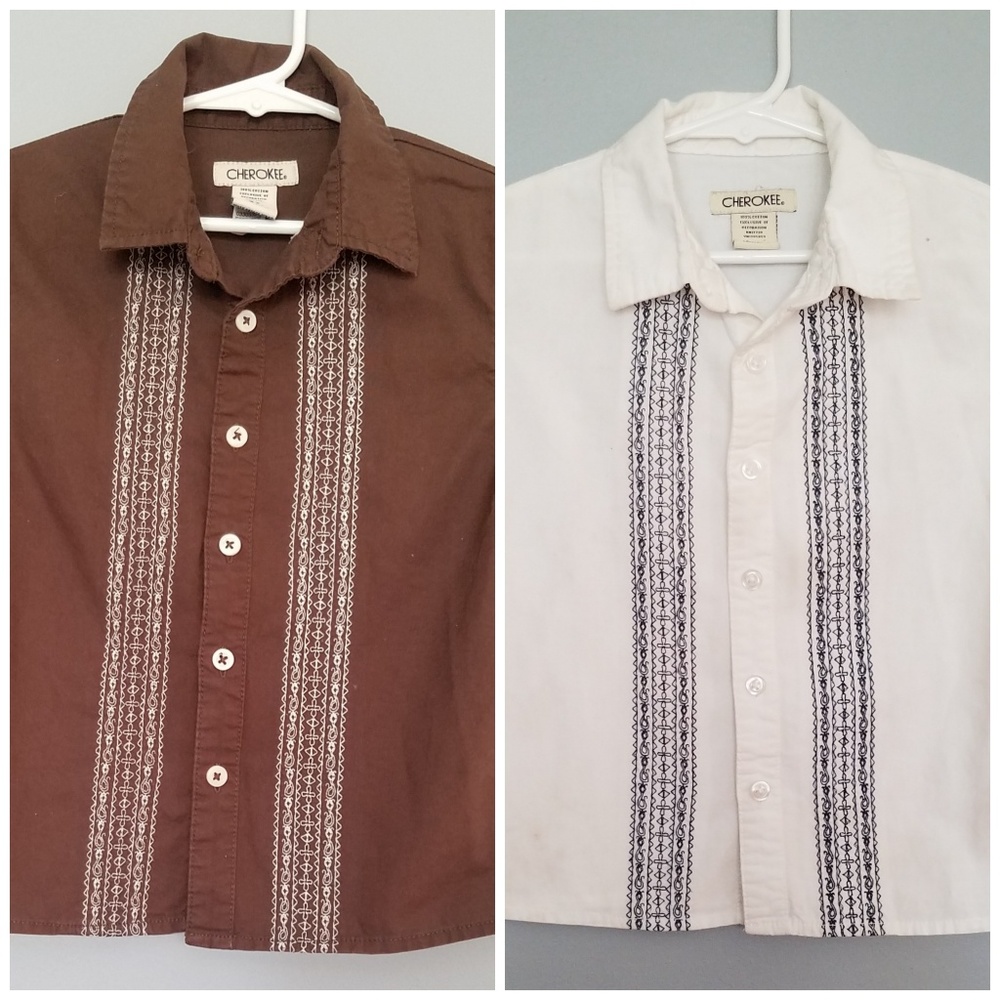 2 button down shirts size 4T